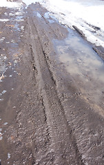 Image showing dirty road