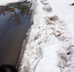 Image showing dirty road