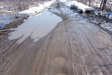 Image showing dirty road