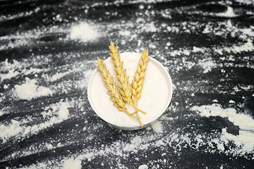 Image showing wheat flour 