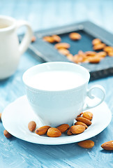 Image showing almond milk