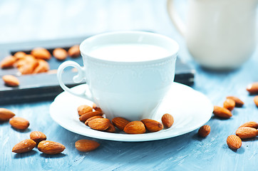 Image showing almond milk