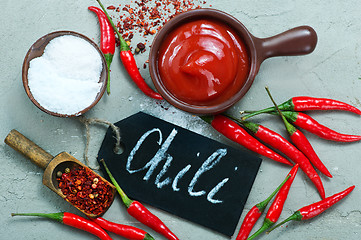 Image showing chilli sauce