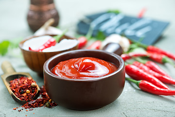 Image showing chilli sauce