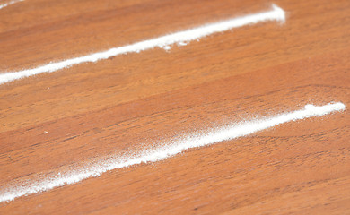 Image showing cocaine stripes