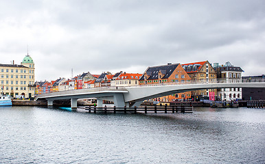 Image showing Inderhavnsbroen bridge in Copenhagen 