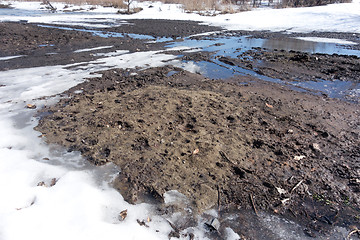 Image showing dirty road