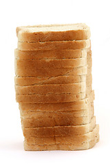 Image showing toast bread stack