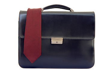 Image showing briefcase and tie