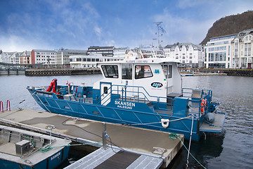 Image showing Boat in Ålesund