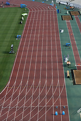 Image showing sportstrack lanes