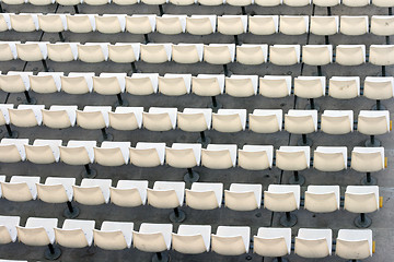 Image showing white seats