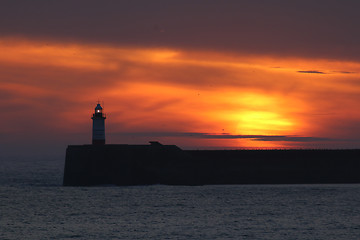 Image showing Newhaven Sunset