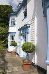 Image showing Blue and White house