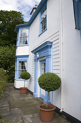 Image showing Blue and White house