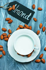 Image showing almond milk