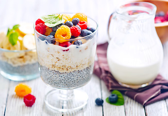 Image showing Chia pudding