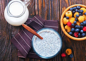 Image showing Chia pudding