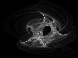 Image showing Abstract evil smoke eye