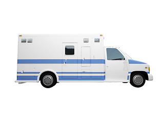 Image showing AmbulanceUS isolated side view