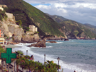 Image showing editorial Monterosso Italy Cinque Terre