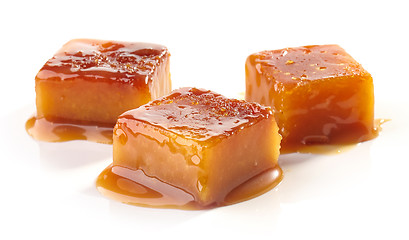 Image showing homemade caramel candies