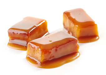 Image showing homemade caramel candies