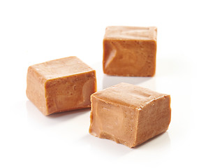 Image showing pieces of caramel candies