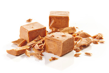 Image showing pieces of caramel candies