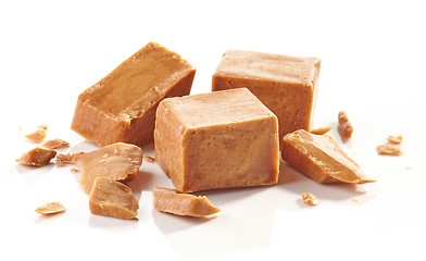 Image showing pieces of caramel