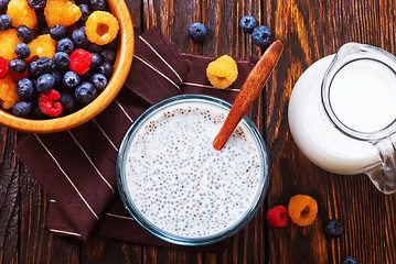 Image showing Chia pudding