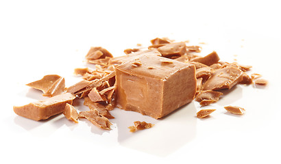 Image showing pieces of caramel candies