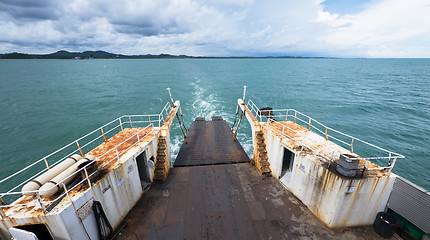 Image showing Ferry to Koh Chang in Thailand