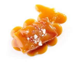 Image showing salted caramel candy