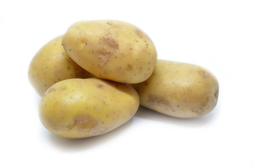 Image showing Ratte potatoes heap