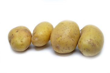 Image showing Ratte potatoes heap