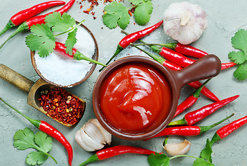 Image showing chilli sauce