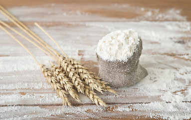 Image showing wheat flour