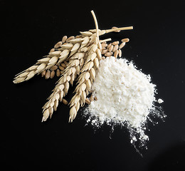 Image showing flour with ears