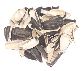 Image showing sunflower husks