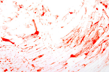 Image showing blood on white