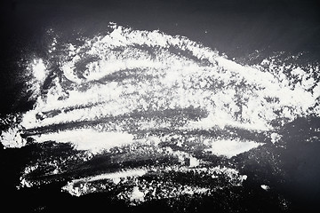 Image showing powder on black