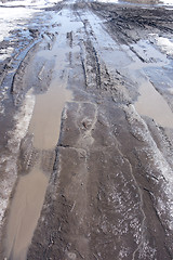 Image showing dirty road