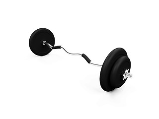 Image showing dumbbell isolated view