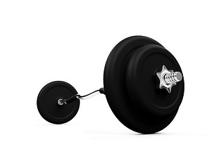 Image showing dumbbell isolated view