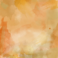 Image showing Beautiful hand painted watercolor background