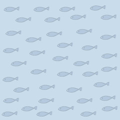 Image showing fun background texture with fish