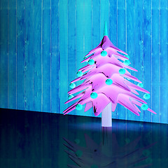 Image showing Christmas background. 3d illustration