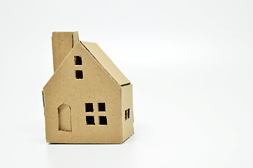 Image showing Paper house model