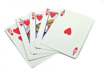 Image showing Playing cards isolated 